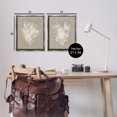 thumbnail image 3 of Stupell Industries Natural Herb Impression Floral Painting Gray Floater Framed Canvas Art Print Wall Art, 17 x 21, Set of 2, 3 of 9