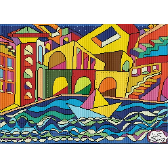 Diamond Dotz San Marco Diamond Painting Kits for Adults - Diamond Art Kits a Relaxing Creative Craft Kit with Dotz Gems 19.69x27.56