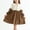 Brown, variant on Kids Girls Long Sleeve Velvet Dress Brown Elegant Party Holiday Formal Church Birthday Dress for Kids Little Girl,Size 4-5T