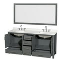 thumbnail image 5 of Wyndham Collection Wcs141472d-Qtz-Us3m70 Sheffield 72" Free Standing Double Basin Vanity, 5 of 7