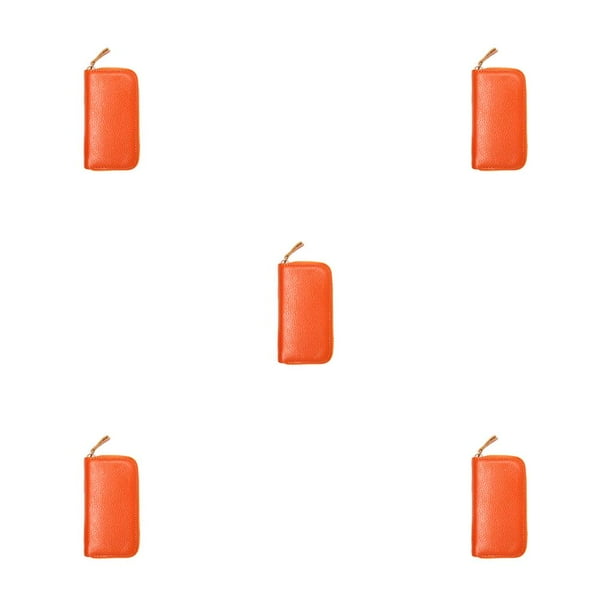 Sonducket Funda de cuero para llaves, tarjetero, monedero con cremallera, soporte Universal, multifuncional, para hombres y mujeres, monederos Type2 NO2