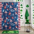 thumbnail image 5 of 4th of July Shower Curtain Set with Hooks, Patriotic Memorial Day Waterproof Fabric Bathroom Curtains Decor Home Accessories,72 X 84 Inch Extra Long, 5 of 9
