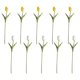 thumbnail image 1 of 10 Uds. De tulipanes falsos de PU, ramo de flores artificiales de tacto Real para decoración de boda, oficina en casa, 1 of 5