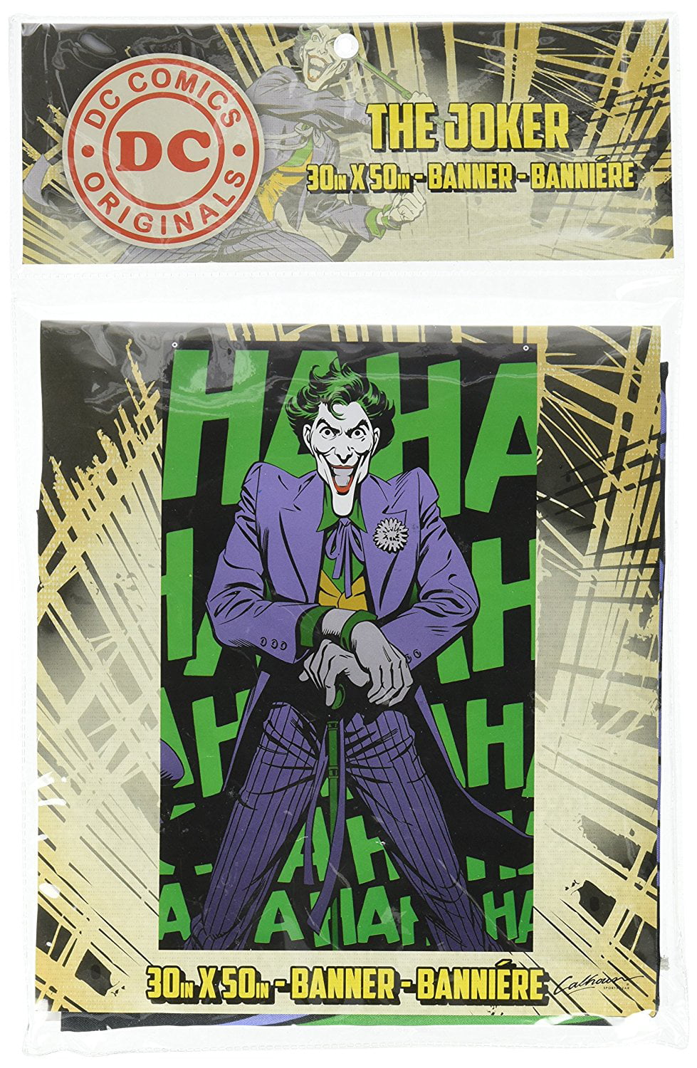 BATMAN ~ JOKER TARGET 24x36 COMIC ART POSTER DC HA HA HA NEW/ROLLED! 