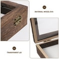 thumbnail image 3 of Shadow Box Frame 9x12 Shadow Box Display Case with Linen Back Memorabilia Awards Medals Photos Memory Box Rustic Carbonized Wood, 3 of 10