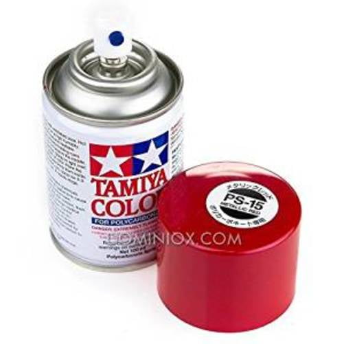 Tamiya Polycarbonate PS15 Metal Red Spray Paint