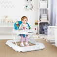 thumbnail image 2 of Costway Baby Walker Adjustable Height Removable Toy Wheels Folding Portable Blue, 2 of 11