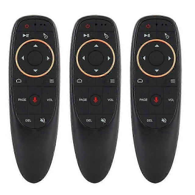 suitable for G10S 2.4G 3 Pcs/Set Voice Air Flying Mouse Gyroscope Wireless Infrared Backlight TV Set Top Box Remote Controller