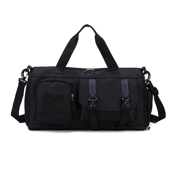 Bolsa de lona para hombre para viajar, bolsa de lona con separación de humedad y secado, impermeable, mochila de viaje para gimnasio para hombre