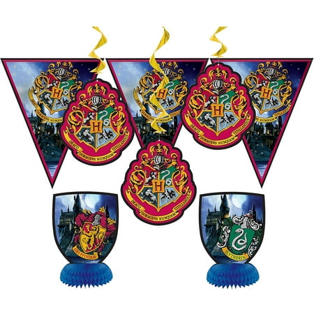 Harry Potter Party Decorations Kit 7 Pc Set Wizard Party Pack