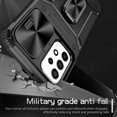 thumbnail image 3 of Allytech for Samsung Galaxy A23 4G Case with Camera Lens Protector, Full Body Shockproof Rugged Hybrid PC TPU Bumper Kickstand Slim Case Phone Cover for Samsung Galaxy A23 4G - Black, 3 of 10