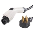 thumbnail image 3 of Level 2 Portable EV Charger 32 Amp 240V with 28ft Cable NEMA 14-50 Plug Adjustable 16 20 24 32A Current for SAE J1772 Electric Vehicles, 3 of 7