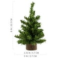 thumbnail image 6 of AuldHome Design Mini Christmas Trees (3-Pack, 8-Inch); Canadian Pine Greenery Tabletop Holiday Decor, 6 of 9