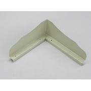 Bent (Inside Corner) Ornamental Gutter Valley Splash Guards - 12 ct ALMOND