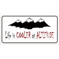 thumbnail image 1 of Life Is Cooler At Altitude Photo License Plate, 1 of 1