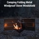 thumbnail image 2 of Parabrisas Estufa al aire libre parabrisas cocina de Camping parabrisas cocina plegable estufa pantalla de viento, 2 of 8