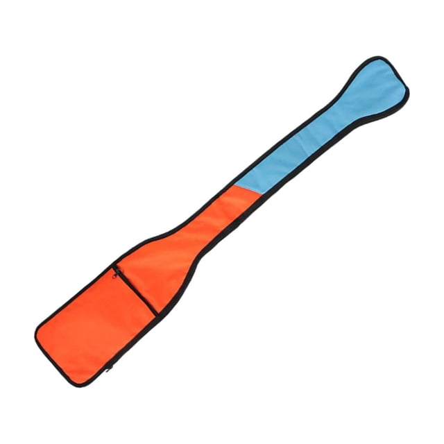ZheElen Support de Pagaie de Bateau Pochette Durable Étanche pour Accessoires de Kayak Solution de Rangement pour Accessoires de Canoë Sangle Réglable Orange Bleu 129x22cm