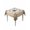 Brown, variant on Vintage Bees Crowns Table Cloth, Waterproof Tablecloth for Square Tables, Rustic Leaves Rings Brown Gradient Reusable Washable Fabric Table Cover for Restaurant Kitchen Dining Tables 54"x54"