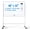 White, variant on Large Dry-Erase Rolling Magnetic Whiteboard - 48 x 32 Inches White Board Height Adjust Double Sides Mobile Portable Easel on Wheels, Dry Erase Board with Stand for Office, Home & Classroom