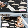 thumbnail image 3 of SAFAVIEH Courtyard Trena Fishes Indoor/Outdoor Area Rug, Black/Beige, 10' x 14', 3 of 13