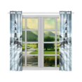 thumbnail image 3 of MYPOP Lighthouse Seashore Scenery Window Curtain Kitchen Curtain 26x39 inches (Two Piece), 3 of 3