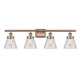 thumbnail image 5 of Innovations Lighting 916-4W-11-36 Cone Vanity Cone 4 Light 36" Wide Vanity Light - Chrome, 5 of 5