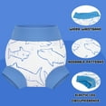 thumbnail image 6 of BIG ELEPHANT Baby Swim Diapers 3pcs, Reusable Adjustable Washable Waterproof Swimming Diaper for Boy's and Girl's, 4T, 6 of 7