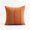 Orange, variant on Soft Fabric cushion Cover, 17.72in Streamlined Perpendicular Bar Soft Pile Fabric Pillow Cover, Decorative Washable Couch Cushion Cover for Living Room Bedside Window,Cushion Insert Not Included