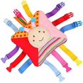 thumbnail image 3 of Juguetes de almohada de bucle para niños pequeños, juguete de aprendizaje de actividad sensorial motora, conejo, 3 of 5