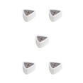 thumbnail image 1 of bedienty Towel Holder Wall Mounted Self Adhesive Bathroom Hanger Punch Free Washroom Rack Removable Robe Apron Organizer White 5Set, 1 of 6