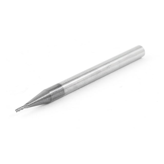 Fresa de extremo de 1 mm de diámetro de corte, 4 filos, ángulo de 55 grados