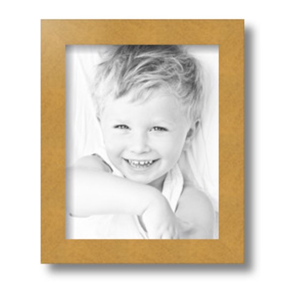 ArtToFrames 8" x 10" Classic Gold Picture Frame, 8x10 inch Gold MDF Poster Frame (WOM-4498), 1 Pack