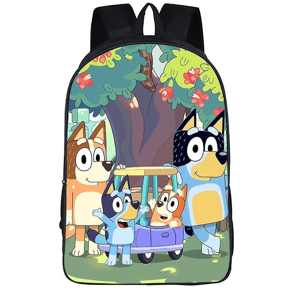 BBC Bluey Family Trip Children s Laptop Backpack with Lunch Bag 2 Piece Set