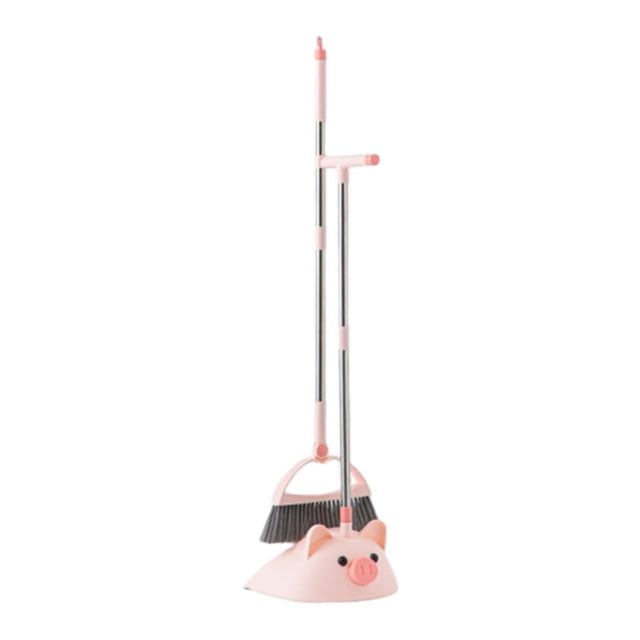 2x escoba recogedora Combo de cerdas densas para mascotas escoba para barrer el pelo de mascotas con peine juego de limpieza de suelo para inodoro