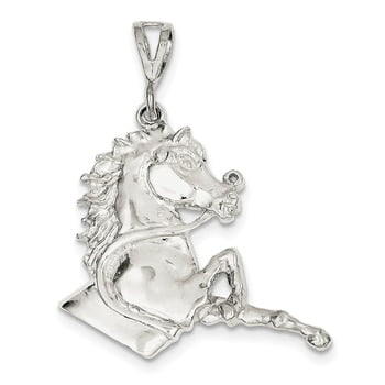 Lex & Lu Sterling Silver Horse Charm LAL104023