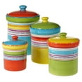 thumbnail image 2 of Certified International 25630 4 Piece Mariachi Canister Set, Multicolor, 2 of 2