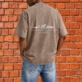 thumbnail image 5 of Mens Christian Graphic Shirts - 'So Will I' Faith Cross Vintage Washed Oversized Tshirts Religious Back Print Tops Casual Streetwear Summer Clothes, 5 of 7