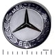 thumbnail image 3 of Insignia de Estrella en el Capó Mercedes Benz Original Cromo Azul, 3 of 6