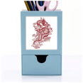 thumbnail image 1 of Chinese Dragon Animal Portrait Desk Supplies Organizer Pen Holder Card, 1 of 3