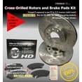 thumbnail image 1 of DK1567-7D Drilled Rotors and Ultimate HD Semi-Metallic Brake Pads, 1 of 8