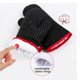 thumbnail image 3 of Cotton Silicone Oven Mitts Heat Resistant Non-Slip Barbecue Gloves Kitchen Oven Gloves Potholders 1 Pair Oven Mitts 2 Pot Holders, 3 of 5