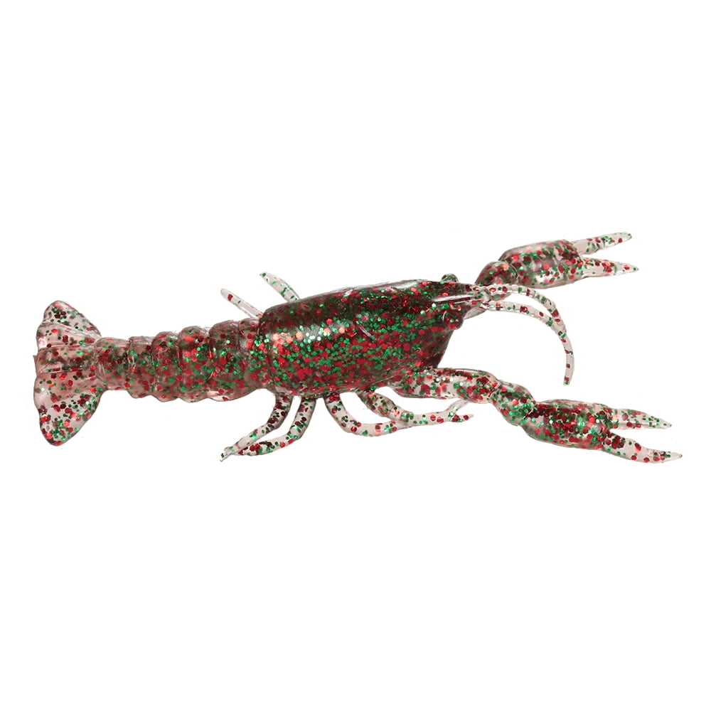 Lixada Artificial Lure Bait Swimbait, 12cm/19g Soft Crawfish Shrimp Lobster  Claw Bait for Successful Fishing 