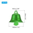thumbnail image 2 of Unique Bargains Mini Jingle Bells 0.9' Metal Hanging Bells Green 50Pack, 2 of 5