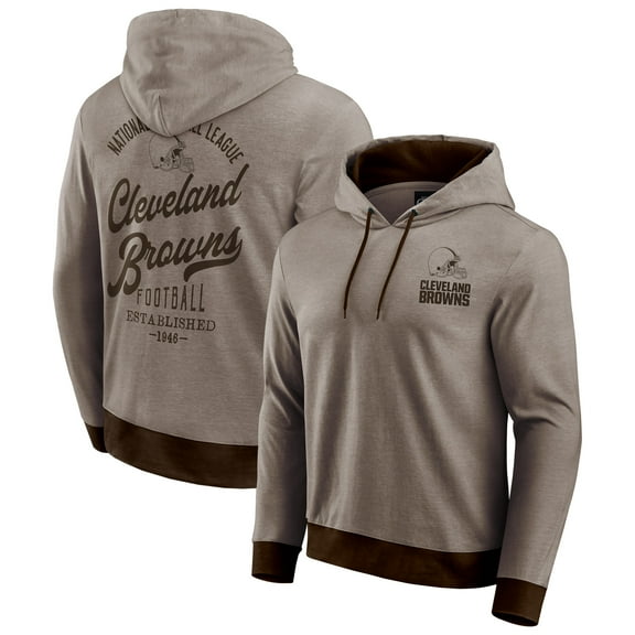 Men's Darius Rucker Collection by Fanatics Brown Cleveland Browns Tonal Knit Pullover Hoodie