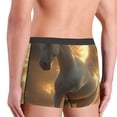 thumbnail image 4 of Rateoe Golden Winged White Horse Mens Boxer Briefs Poly Spandex Performance Boxer Briefs Underwear Hem Boxer Briefs - Small, 4 of 8