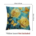 thumbnail image 4 of PIKWEEK  Butterfly Farmhouse Throw Pillow Covers, Wild Butterflies Set of 2 Cushion Case Pillow Cover for Bed  Couch Square Throw Pillowcases for Men Women Multiple specifications&nbsp; White, 4 of 7