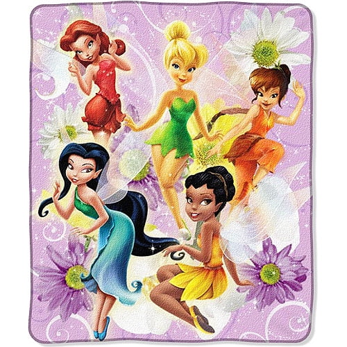 Disney TinkerBell Fairies Throw Blanket