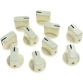 thumbnail image 1 of LAICAIW 10pcs Guitar AMP Effect Pedal Knobs Pointer Knob with Set Screw Aged White, 1 of 2