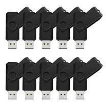 KOOTION 10Pack 4GB USB 2.0 Flash Drive Thumb Drives Memory Stick, Black