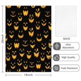 thumbnail image 2 of 4 Pcs Funny Kitchen Towels,Black Halloween Pumpkin Faces Microfiber Dish Towels,Kitchen Tea Towels,Kitchen Towel Set (18" X 26"), 2 of 7